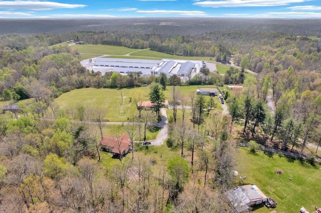 74 Farmer Rd, Crossville, TN 38571 - drone / aerial view featuring a wooded view