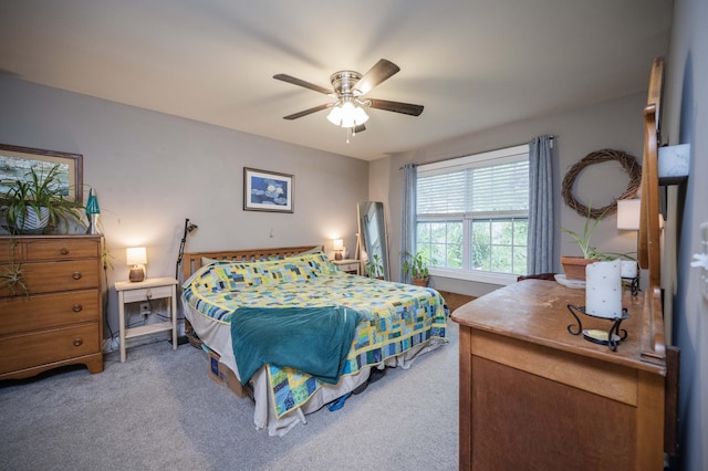 675 Hog Back Ridge Rd, Bethpage, TN 37022 - bedroom with carpet floors and a ceiling fan