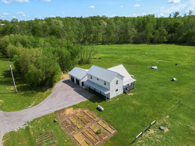 153 Lewis Rd, Morrison, TN 37357 - drone / aerial view with a forest view