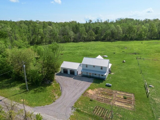153 Lewis Rd, Morrison, TN 37357 - aerial view featuring a rural view