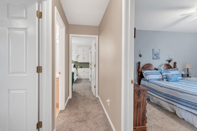 1368 Jason Cir, Ashland City, TN 37015 - corridor with baseboards and light carpet