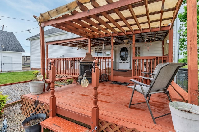 1368 Jason Cir, Ashland City, TN 37015 - view of wooden deck