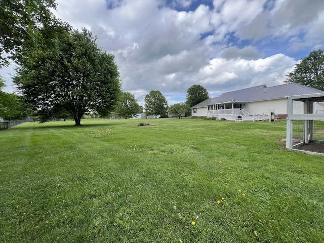view of yard