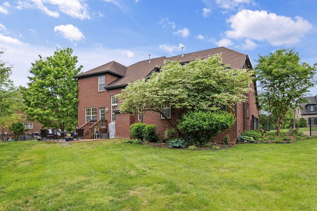 1004 Sattui Ct, Franklin, TN 37064 - back of property featuring brick siding