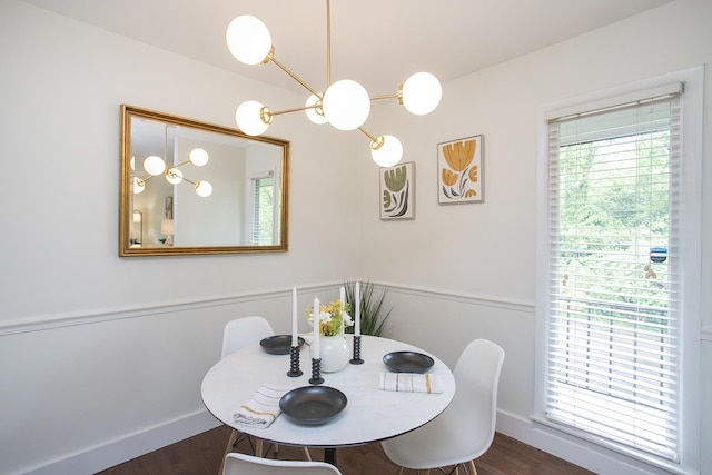 3901 Whitland Ave # 11, Nashville, TN 37205 - dining area featuring wood finished floors and baseboards