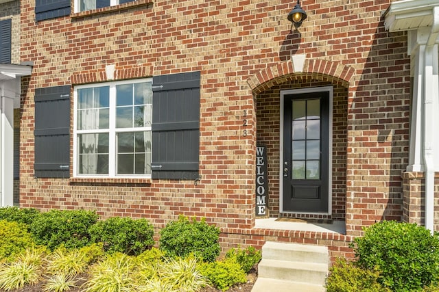123 Saddlewood Ln, Hendersonville, TN 37075 - property entrance featuring brick siding
