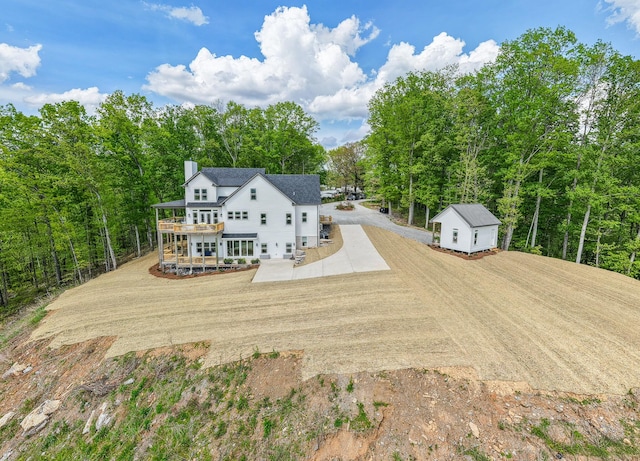 bird's eye view