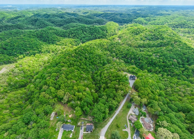 aerial view with a view of trees