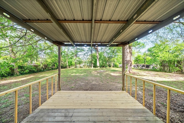 view of deck
