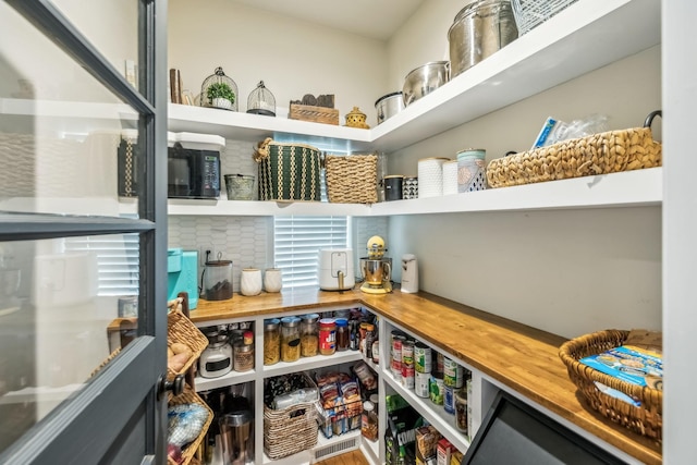 view of pantry