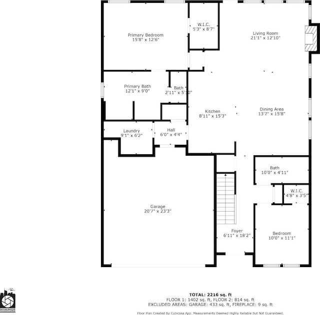 2137 Creekland View Blvd, Nashville, TN 37207 - floor plan / room layout