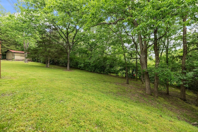 209 Green Valley Blvd, Franklin, TN 37064 - view of yard with an outbuilding
