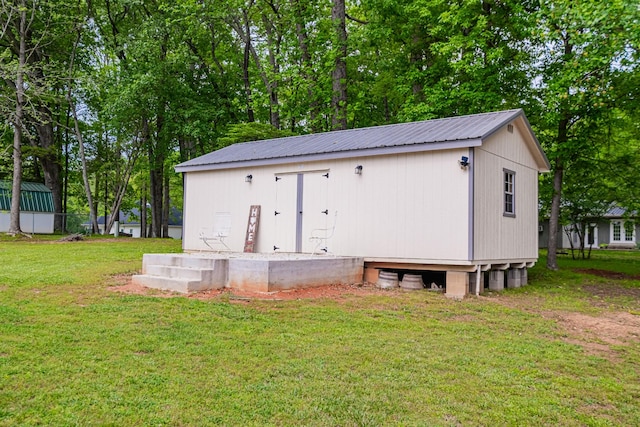 view of outbuilding featuring an outdoor structure