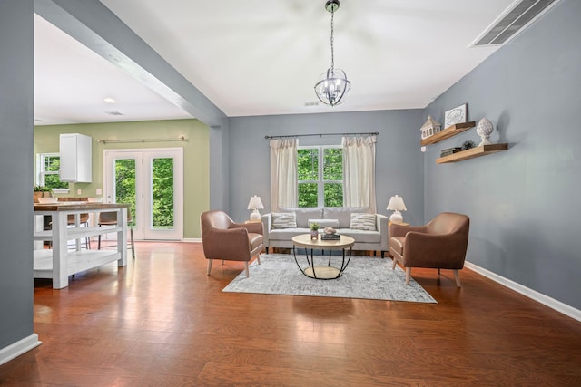 208 Wyburn Pl, Burns, TN 37029 - sitting room with baseboards, visible vents, and a healthy amount of sunlight