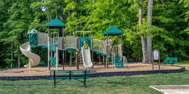 view of communal playground