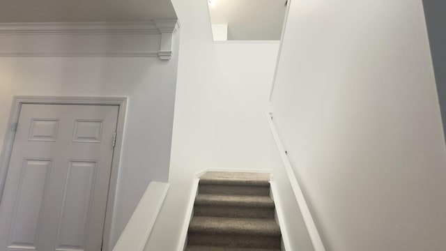 view of staircase