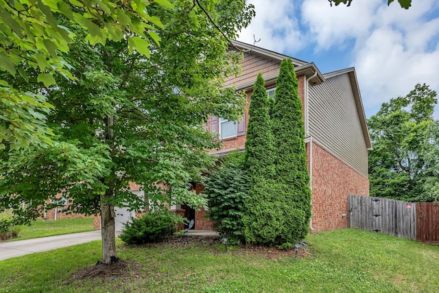 7347 Autumn Crossing Way, Brentwood, TN 37027 - view of property exterior featuring brick siding, concrete driveway, and a garage