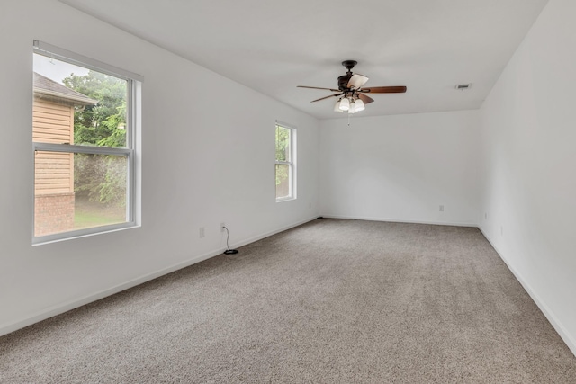 7347 Autumn Crossing Way, Brentwood, TN 37027 - carpeted empty room with healthy amount of natural light, ceiling fan, and baseboards