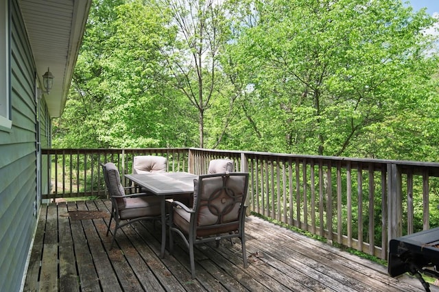 5070 Ridge Rd, Joelton, TN 37080 - deck featuring outdoor dining space