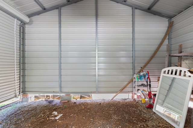 10931 Beechcraft Rd, Bon Aqua, TN 37025 - garage featuring metal wall