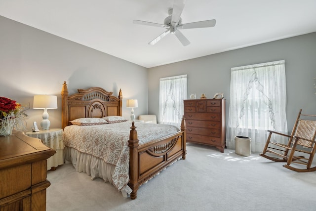 1494 Grant Rd, Watertown, TN 37184 - bedroom featuring ceiling fan and light carpet