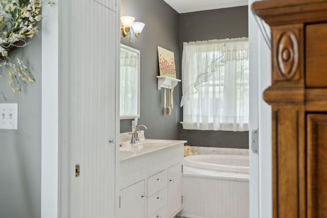 1494 Grant Rd, Watertown, TN 37184 - full bathroom featuring a bath and vanity