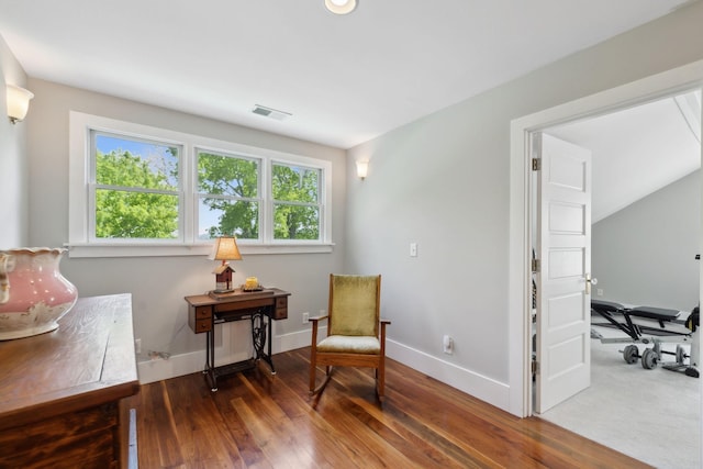 1494 Grant Rd, Watertown, TN 37184 - living area featuring baseboards, visible vents, a healthy amount of sunlight, and wood finished floors