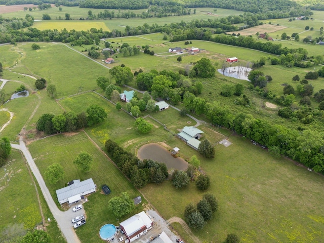 1494 Grant Rd, Watertown, TN 37184 - drone / aerial view featuring a rural view
