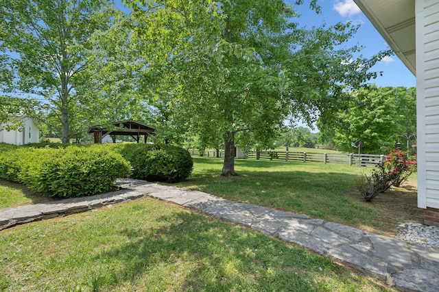 1494 Grant Rd, Watertown, TN 37184 - view of yard with a gazebo and fence