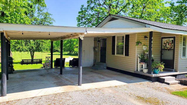 4471 Seminary Rd, Smyrna, TN 37167 - view of front of property featuring dirt driveway, a front lawn, and an attached carport