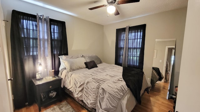 4471 Seminary Rd, Smyrna, TN 37167 - bedroom with wood finished floors and ceiling fan