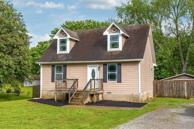 106 Windellwood Cir, Smyrna, TN 37167 - cape cod home featuring a wooden deck