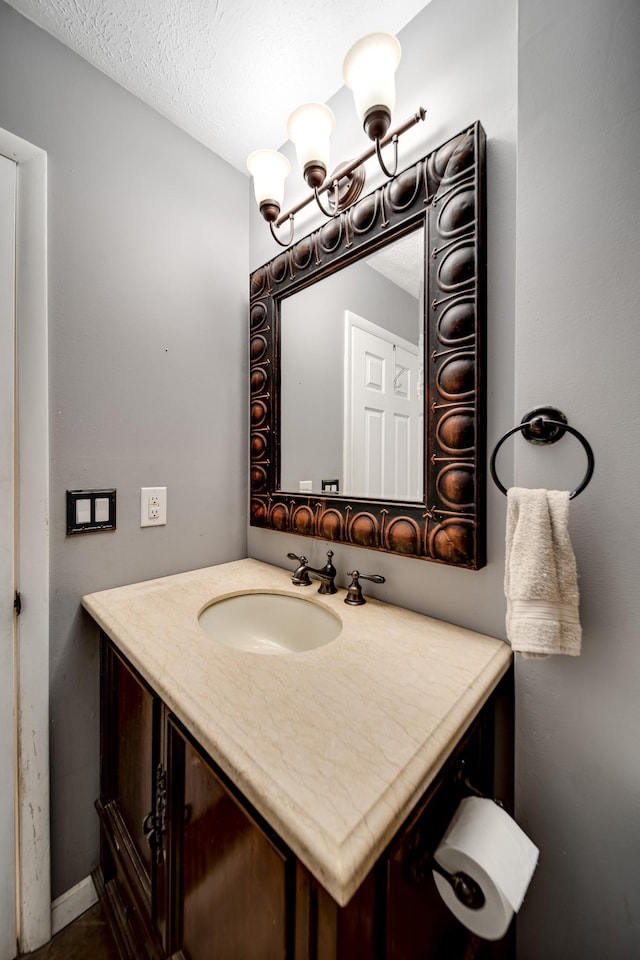 106 Windellwood Cir, Smyrna, TN 37167 - bathroom featuring vanity and a textured ceiling