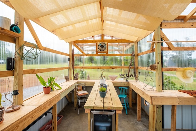 140 Lake Shore Ln, Henderson, TN 38340 - sunroom with wine cooler