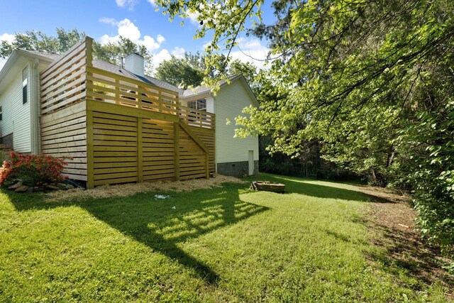 2561 Edinburgh St, Old Hickory, TN 37138 - view of yard with stairway and a deck