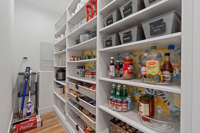view of pantry