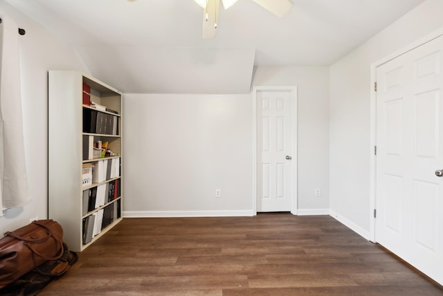 108 Braley Ct, Murfreesboro, TN 37129 - additional living space with dark wood-style flooring and ceiling fan