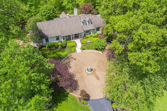 bird's eye view