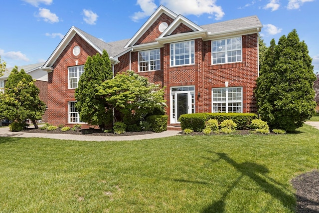1320 Autumn Springs Ln, Old Hickory, TN 37138 - view of front facade with brick siding and a front lawn