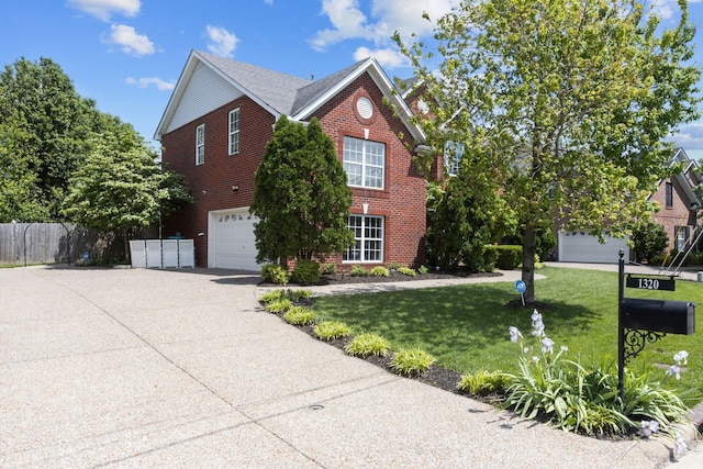 1320 Autumn Springs Ln, Old Hickory, TN 37138 - traditional-style house featuring driveway, a garage, and brick siding