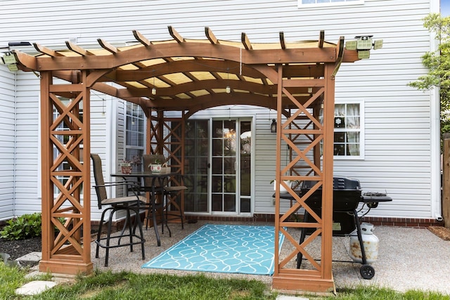 1320 Autumn Springs Ln, Old Hickory, TN 37138 - view of patio / terrace with a pergola