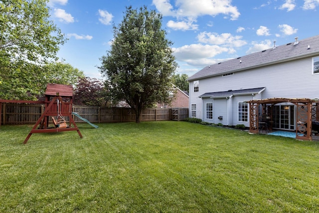 1320 Autumn Springs Ln, Old Hickory, TN 37138 - view of yard featuring a pergola and a playground