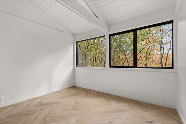 5040 Villa Crest Dr, Nashville, TN 37220 - spare room featuring baseboards and wood ceiling