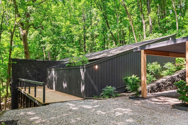 5040 Villa Crest Dr, Nashville, TN 37220 - view of yard featuring a deck and a view of trees
