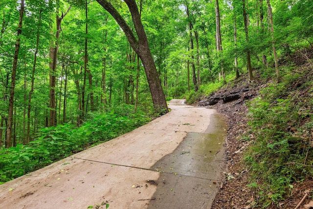 5040 Villa Crest Dr, Nashville, TN 37220 - view of property's community featuring driveway and a view of trees
