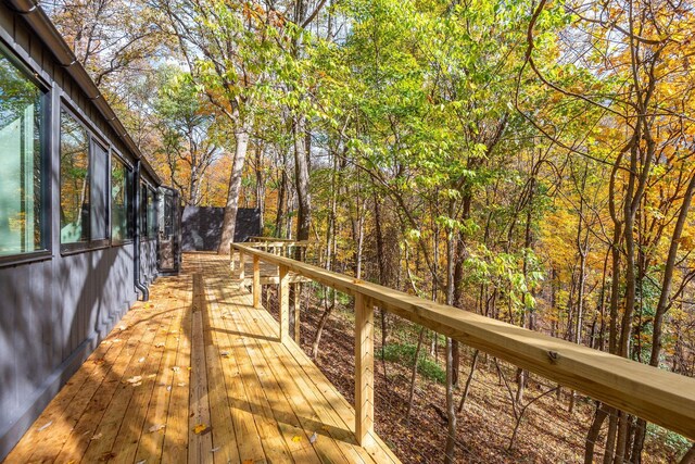 5040 Villa Crest Dr, Nashville, TN 37220 - view of wooden deck