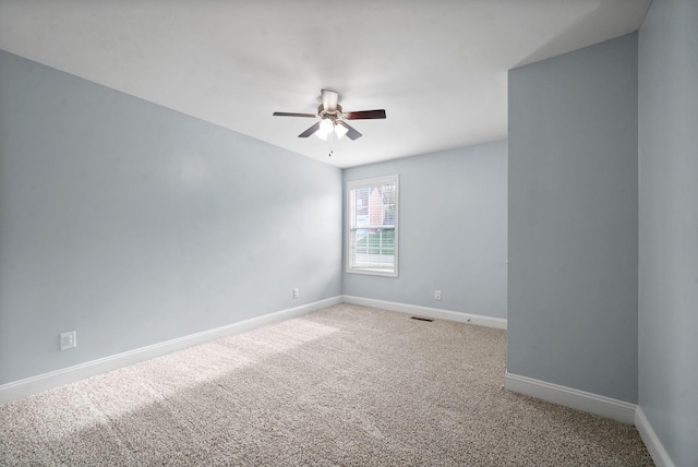 223 Casting Ct, Clarksville, TN 37043 - carpeted spare room with a ceiling fan and baseboards