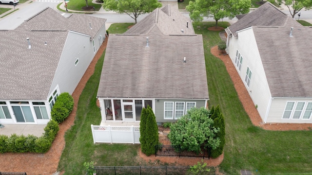 drone / aerial view