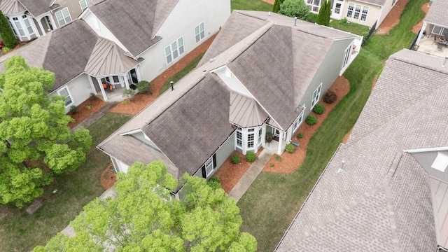 bird's eye view featuring a residential view