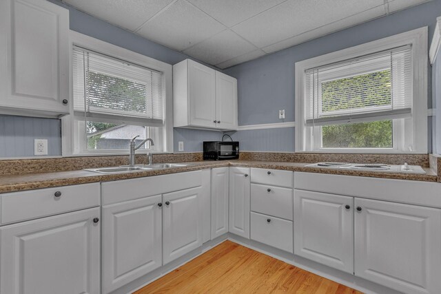154 Morningside Ln, Columbia, TN 38401 - kitchen with a sink, white cabinetry, and plenty of natural light